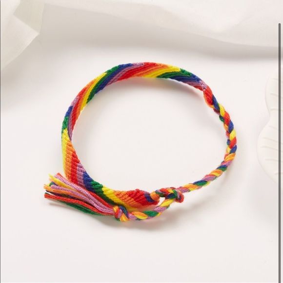 Rainbow Handmade Bracelet - Picture 2 of 2